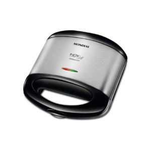 Grill e Sanduicheira Premium, Mondial, Preto/Inox