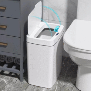 Lixeira Com Sensor Automático Para Banheiro, Lixeira
